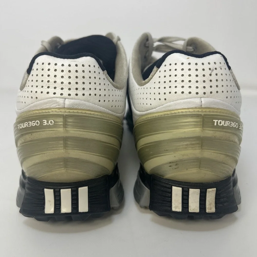 Adidas Tour360‎ 3.0 Golf Shoes Men's Size 8.5 EVG 791003 White /Brown